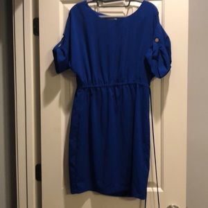 Blue cocktail dress